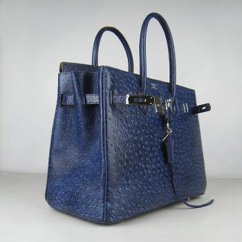 Hermes Birkin 6089 Ladies Handbag Blue