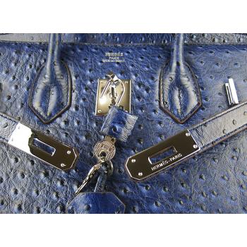 Hermes Birkin 6089 Ladies Handbag Blue