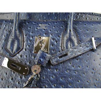 Hermes Birkin 6089 Ladies Handbag Blue