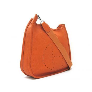 Hermes Original leather H1044 Ladies Orange Bag