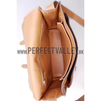 Hermes Man Messenger Bag Tan Replica