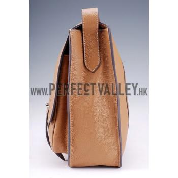 Hermes Man Messenger Bag Tan Replica