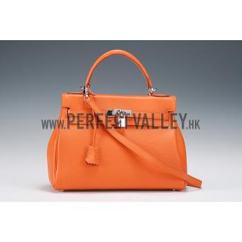 Hermes Kelly Small Orange-Brown Tan Replica