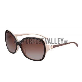 Hermes H Logo Leather Beige Sunglasses 307846