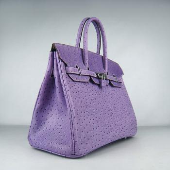 Hermes Birkin 6089 Handbag Purple