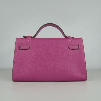 Hermes Clutches H008 Cow Leather Pink Handbag