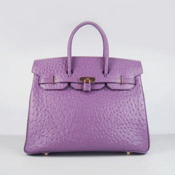 Cheap Hermes Birkin 6089 Handbag Lizard Leather Purple