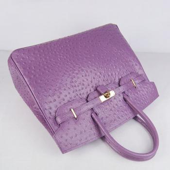 Cheap Hermes Birkin 6089 Handbag Lizard Leather Purple