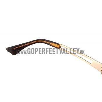 Hermes Studded Carriage Detail Brown Frame Sunglasses 308093