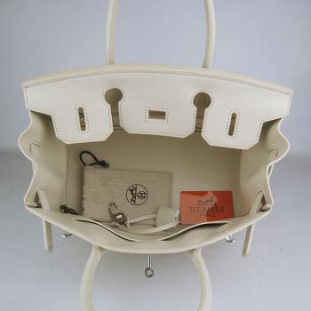 Hermes Birkin 6088 Handbag Cow Leather Beige