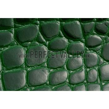 Replica Hermes Medor Crocodile Leather Green Clutch 18926680