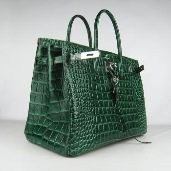 Replica Hermes Birkin 6099 Ladies Green Handbag