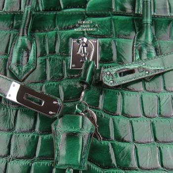 Replica Hermes Birkin 6099 Ladies Green Handbag