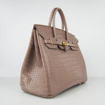 Replica Hermes Birkin 6089 Ladies Handbag Crocodile -b3