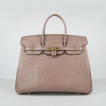 Replica Hermes Birkin 6089 Ladies Handbag Crocodile -b3