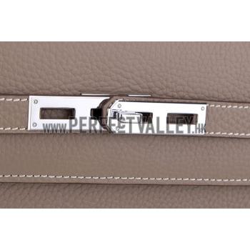 Hermes Kelly Briefcase Grey