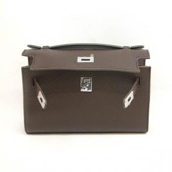 Hermes Clutches HK22 Ladies Coffee Handbag