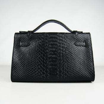 Cheap Hermes Clutches H008 Ladies Briefcase Black