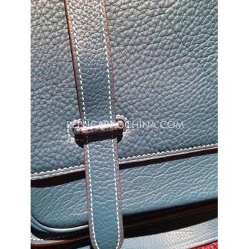 Replica Hermes Mens Shoulder Bag Calfskin