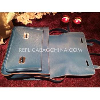 Replica Hermes Mens Shoulder Bag Calfskin