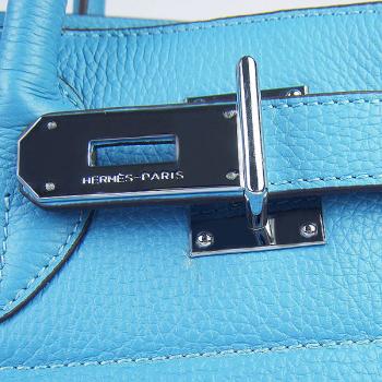 Hermes Birkin 6109 Ladies Handbag Blue