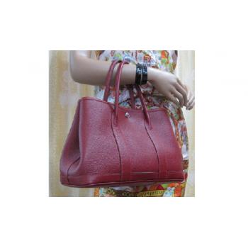 Hermes Garden Party H1042 Ladies Cow Leather Red Replica