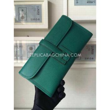 Hermes Clutch Wallet Calfskin HM07436