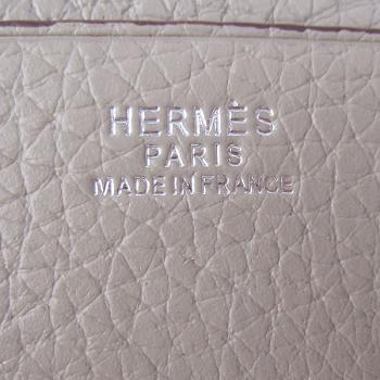 Hermes Wallet H014 Mens Grey Replica