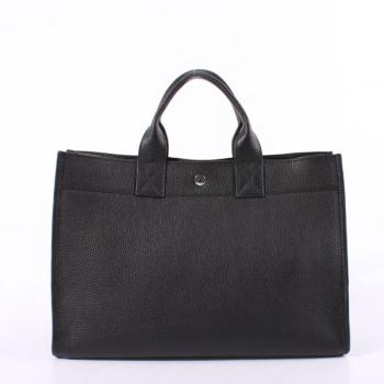 Hermes Briefcases 6008 Unisex Cow Leather Black