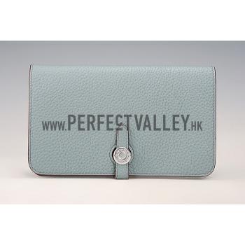 Hermes Dogon Wallet Etain Grey 18926637