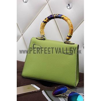 Hermes Kelly Apple Green 608134