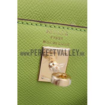 Hermes Kelly Apple Green 608134