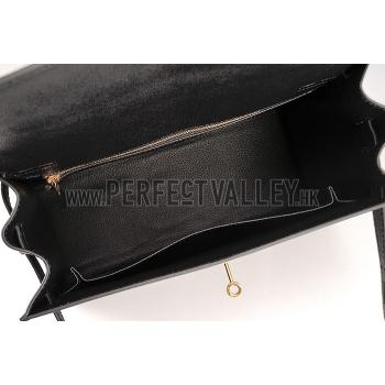 Hermes Kelly 32 Black 608178