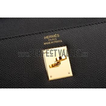 Hermes Kelly 32 Black 608178