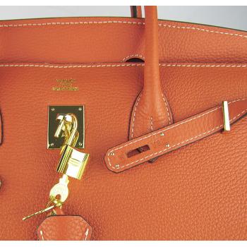 Replica Hermes Birkin 6099 Handbag Orange