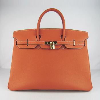 Replica Hermes Birkin 6099 Handbag Orange