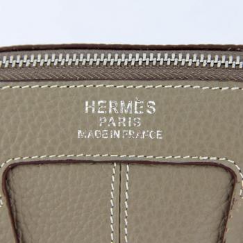 Hermes  bags 9048 Ladies 2way Khaki Replica