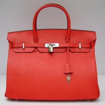 Cheap Hermes Birkin 62641 Ladies Handbag Red