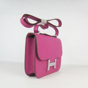 Hermes Constance H107 Ladies Cow Leather Pink Replica