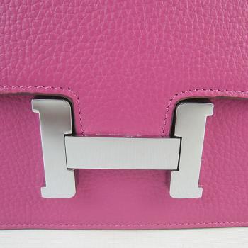 Hermes Constance H107 Ladies Cow Leather Pink Replica