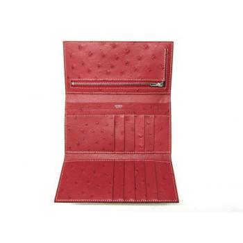 Hermes Wallet H1102 Ladies Wallet Red