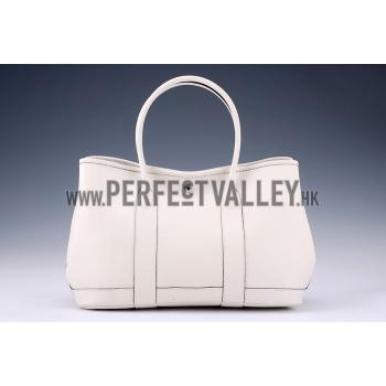 Hermes Garden Party Tote White