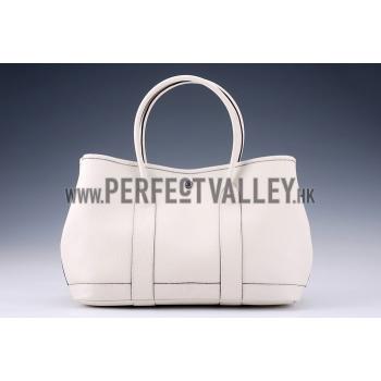 Hermes Garden Party Tote White