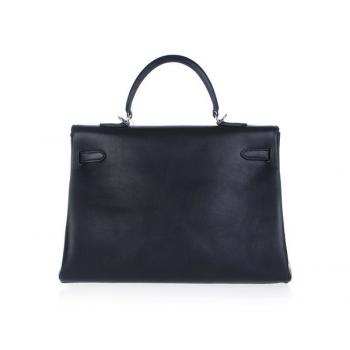 Replica Hermes Original leather HK35 Ladies Black