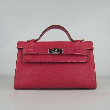 Hermes Clutches H008 Ladies Cow Leather Red Handbag Replica