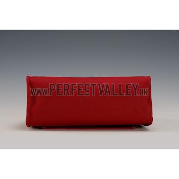 Replica Hermes Herbag Dark Red