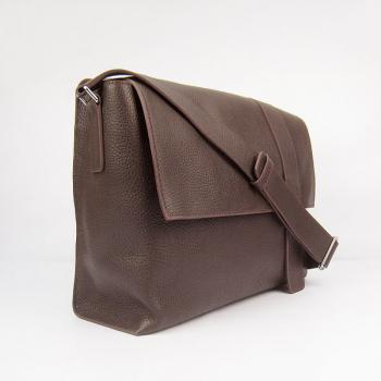 Replica Hermes  bags 2815 Messenger Bag Lambskin Coffee