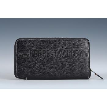 Replica Hermes Azap Long Wallet Black