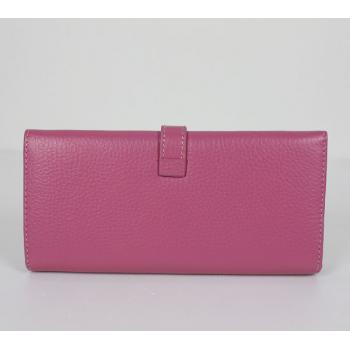 Hermes Wallet H514 Wallet Lambskin Pink