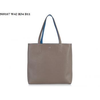 Hermes Shopping bag 509107 Ladies Cow Leather Grey